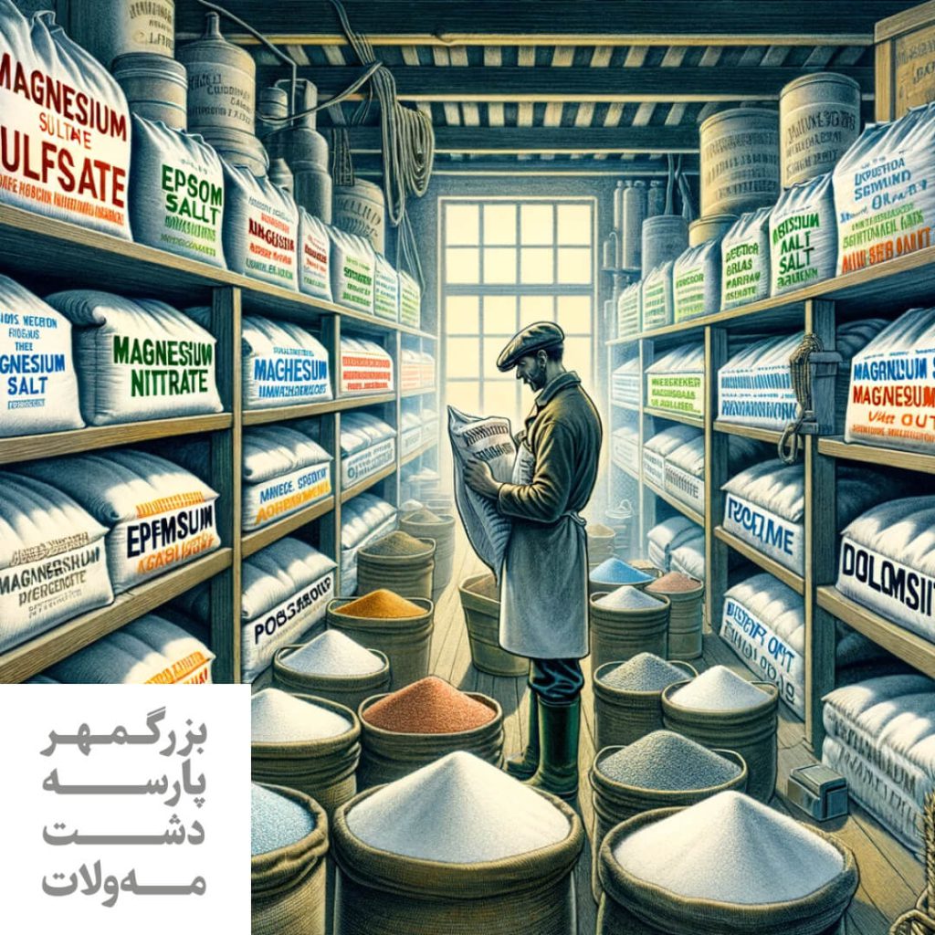 کودهای شیمیای حاوی پودر منیزیم