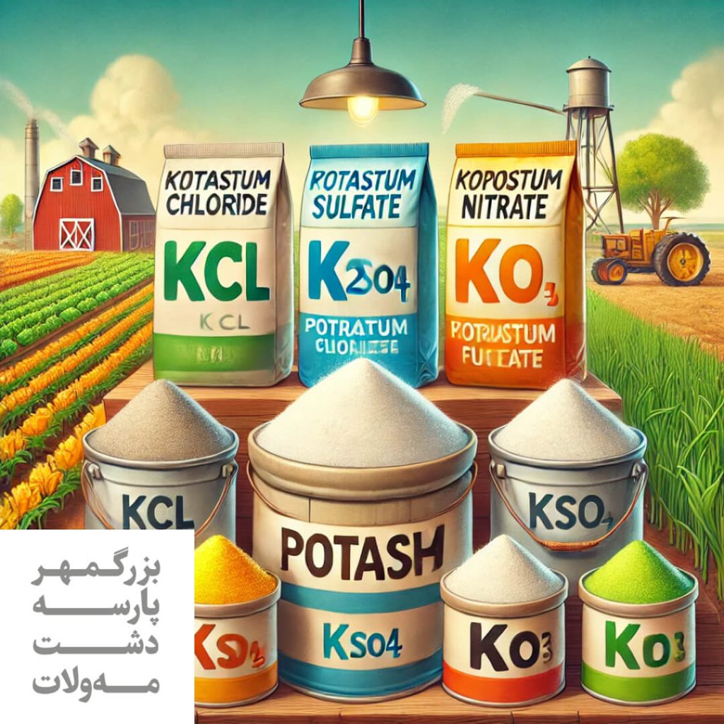 انواع کودهای پتاسیمی
