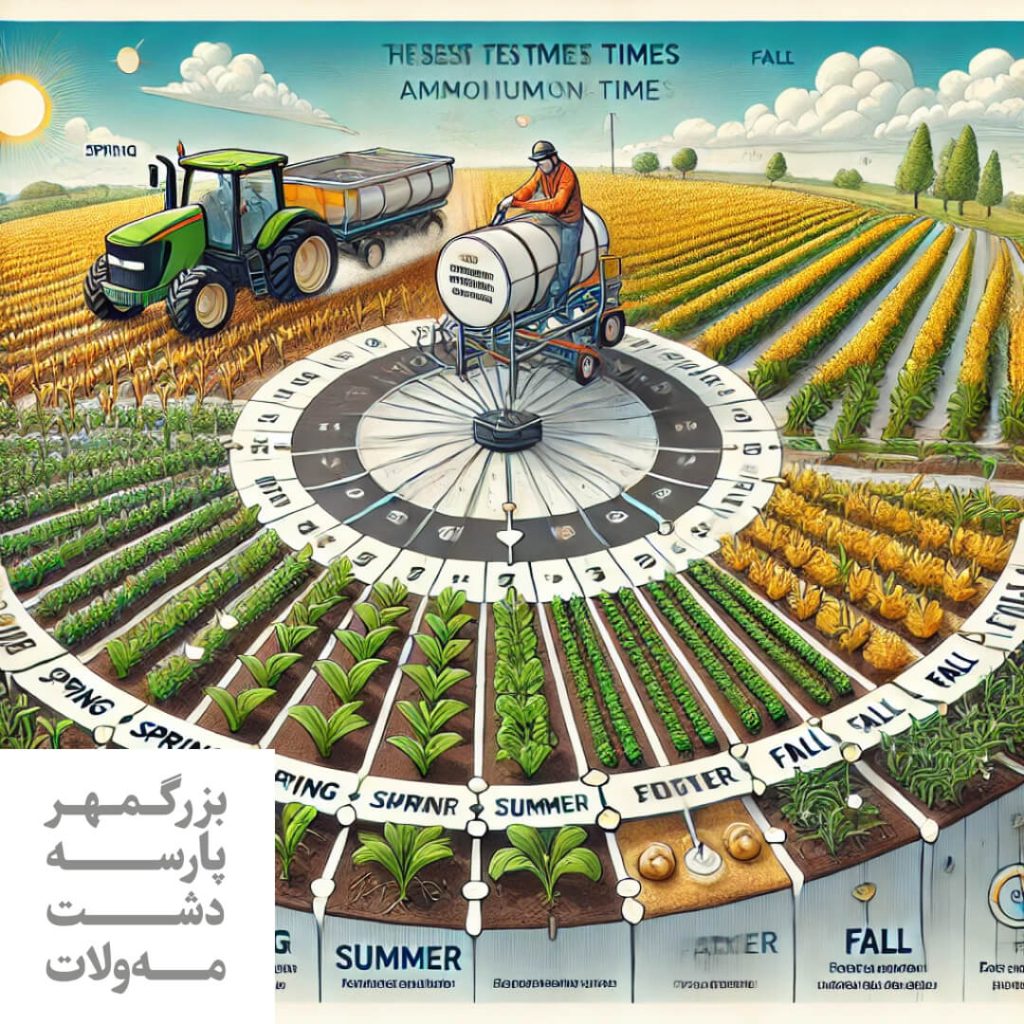 چه زمانی کود نیترات آمونیوم را مصرف کنیم؟